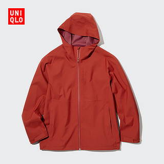 UNIQLO 优衣库 男装 BLOCKTECH连帽外套(3D CUT 防泼水户外夹克)449614