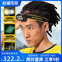 奈特科尔 UT27户外专用超亮强光可充电头戴式钓鱼越野跑步夜钓头灯