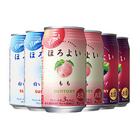 三得利和乐怡HOROYOI进口预调鸡尾酒白桃乳饮料350ml*6官方正品