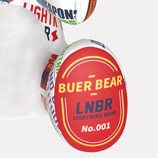 K11 BUER BEAR X LNBR 二代闪电熊 十周年限定款 手办 30cm