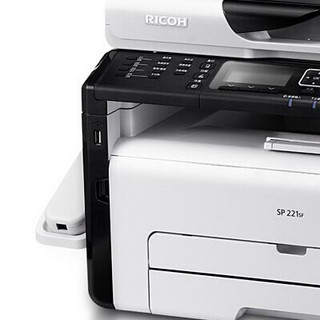 RICOH 理光 SP221SF 黑白激光一体机 白色