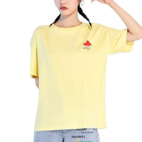Baleno 班尼路 女士圆领短袖T恤 8721101L540 蕉黄 L