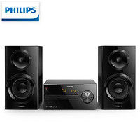 PHILIPS 飞利浦 迷你音响 小型音响组合音响 CD收音机一体机 蓝牙USB桌面音箱 M2560