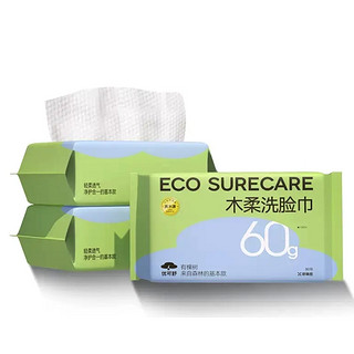 EcosureCare 优可舒 一次性洗脸巾 50抽*3包