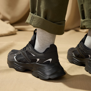 Reebok锐步官方男鞋女鞋BRIDGE黑武士厚底经典休闲鞋老爹鞋GW3263 35 GW3264