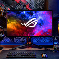 ROG 玩家国度 超神系列 PG27AQDM 27英寸 OLED G-sync FreeSync 显示器