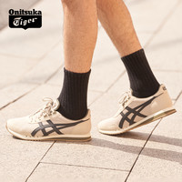 Onitsuka Tiger鬼塚虎DUALIO中性虎爪纹复古休闲鞋1183A856 37.5 米色/灰色