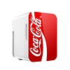 Coca-Cola 可口可乐 TJ-12A 车载冰箱 单核 12L 非数显 立标飘带红
