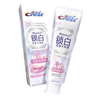 Crest 佳洁士 牙膏套装  (清新雪樱香120g*2+冈山梦白桃120g*2)