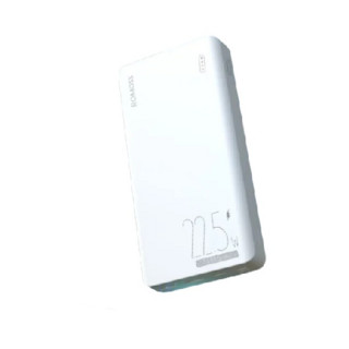 百亿补贴：ROMOSS 罗马仕 PB20F 移动电源 白色 20000mAh Type-C/Micro-B/Lightning 22.5W