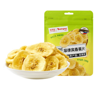 LYFEN 来伊份 亚米（youngme）蜜饯果干休闲小零食水果干香蕉 70g