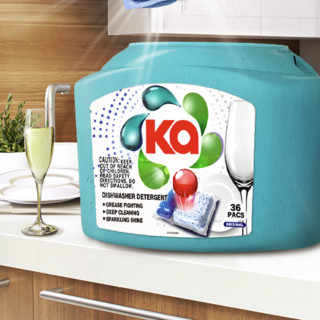 KA 洗碗机专用洗碗凝珠 36粒*3盒 柠檬