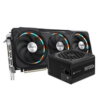 百亿补贴：GIGABYTE 技嘉 RTX4090 魔鹰 24G +海盗船1000W 金牌模组电源电竞游戏套装