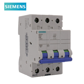 SIEMENS 西门子 5SN 微型断路器空气开关家用空开自营 3P D 32A 10KA 400VAC 5SN43328CN