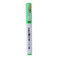 旗牌BLOX系列可拼接糖果记号考试标记重点水性笔软芯笔荧光笔 0.4-4.0mm 荧光绿 KTX-FF