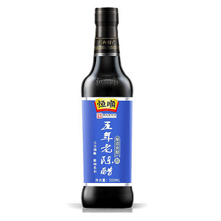 恒顺 手工古法酿造 山西五年老陈醋(总酸≥6.0g/100ml) 500ml