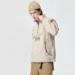 FILA 斐乐 FUSION系列 白山 男款运动卫衣 T11M147202FLK