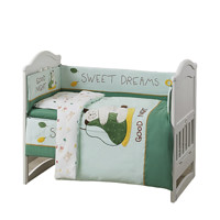 kub 可优比 婴儿床品套件 抗菌梭织款 7件套 诺斯熊 120*60cm