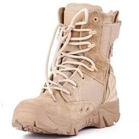 CQB.CSZ 户外高帮作战靴侧拉登山鞋徒步鞋休闲战术靴登山鞋沙漠靴 42