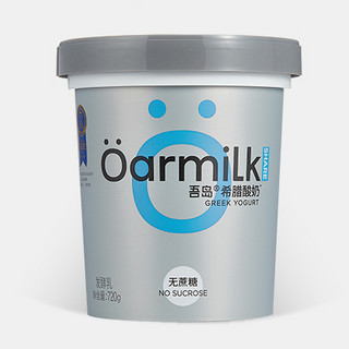 Oarmilk 吾岛牛奶 希腊酸奶 无蔗糖 720g