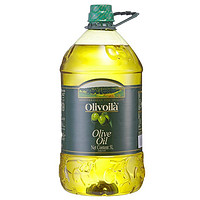欧丽薇兰 橄榄油5L/桶纯正压榨西班牙原油进口食用油家用家庭