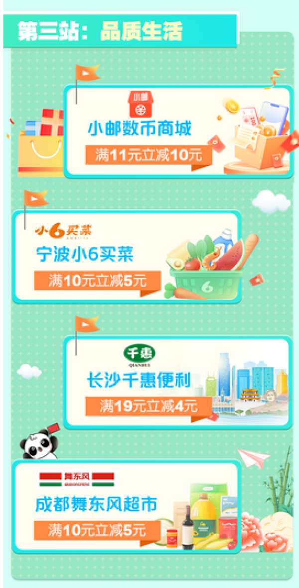 邮储银行 数币支付优惠合集