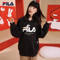 FILA 斐乐 情侣款2023春季新年款安东尼不二兔时尚连帽卫衣 175/96A/L