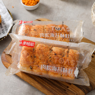达利园 美焙辰肉松海苔味吐司93g早餐营养面包正品包邮散装