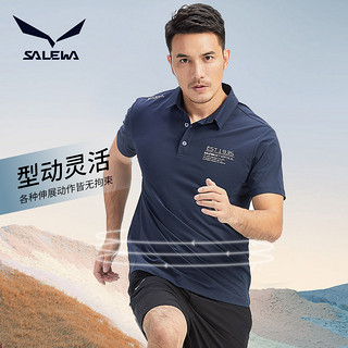 SALEWA 沙乐华 德国户外男休闲翻领POLO衫速干运动T恤SWAJI81067