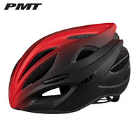 PMT 自行车头盔山地车公路车气动一体成型轻量头盔男女安全帽骑行装备K-15 渐变黑红L