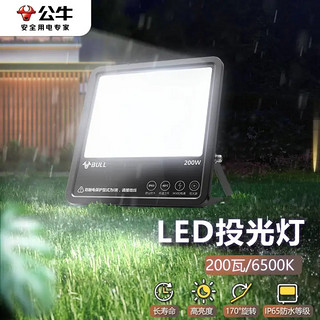 BULL 公牛 MG-A200A-AE LED庭院投光灯 200W 白光