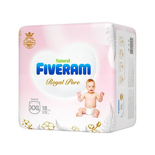 FIVERAMS 五羊 皇家纯净系列 拉拉裤 XXL18片