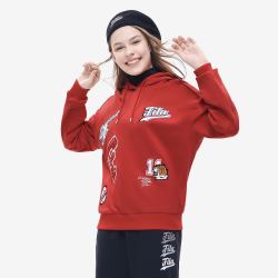FILA 斐乐 女装FUSION系列款卫衣针织连帽上衣