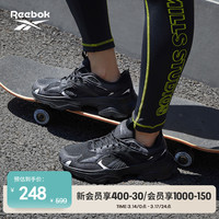 Reebok锐步官方男鞋女鞋BRIDGE黑武士厚底经典休闲鞋老爹鞋GW3263 36 GW3263