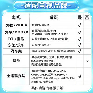 天籁K歌 麦克风无线话筒一体机 MM-8双支充电款