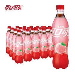 Coca-Cola 可口可乐 蜜桃味可乐汽水 500ml*6瓶