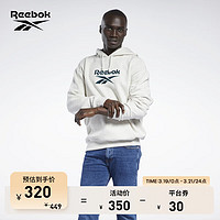 Reebok官方男女同款HOODIE基础LOGO款纯色简约休闲运动卫衣GS9147 GS9147 A/S