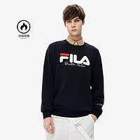 FILA 斐乐 男女同款时尚百搭卫衣情侣款舒适宽松流行套头卫衣