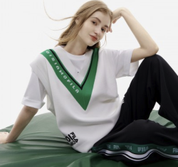 FILA 斐乐 女装FUSION系列宽松无袖编织女休闲针织衫