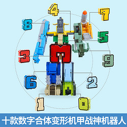 xinlexin 新乐新数字变形金刚合体机甲机器人