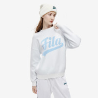 FILA 斐乐 FUSION系列女装日常时尚百搭潮流时尚女式卫衣女宽松编织衫