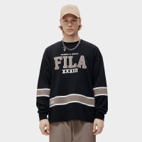 FILA 斐乐 FUSION系列时尚内搭男女同款宽松针织长袖上衣