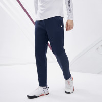 FILA 斐乐 男装时尚简约舒适日常运动裤男网球系列基础针织长裤
