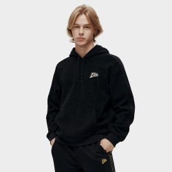 FILA 斐乐 男装FUSION系列内搭潮流简约男式卫衣男宽松针织连帽上衣