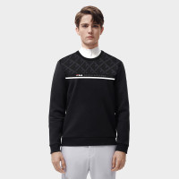 FILA 斐乐 男装时尚休闲舒适日常百搭商务男式卫衣男简约基础针织套头衫