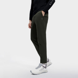FILA 斐乐 男装时尚休闲裤舒适耐磨运动裤男简约基础梭织长裤