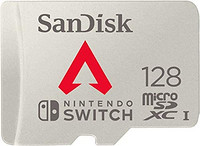 SanDisk 闪迪 128GB microSDXC 卡，适用于任天堂开关，Apex 传奇版 - SDSQXAO-128G-GN6ZY