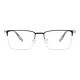 PLUS会员：essilor 依视路 1.60钻晶A4镜片+搭配眼镜框黑银 （0-600度）