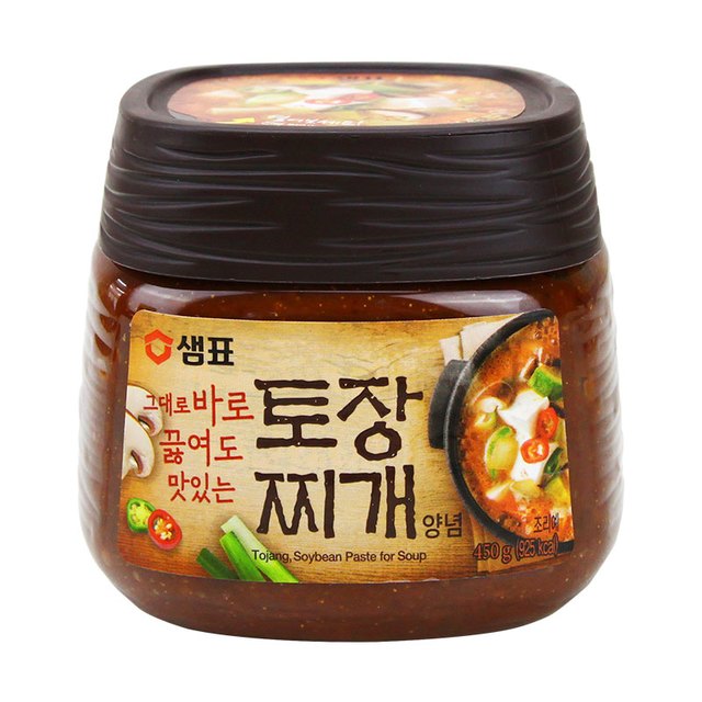Sempio 膳府 韩国大酱汤专用酱韩式传统调味黄豆酱朝鲜料理底料辣酱450g