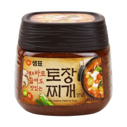 Sempio 膳府 韩国大酱汤专用酱韩式传统调味黄豆酱朝鲜料理底料辣酱450g